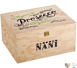 Alberto Nani Prosecco Spumante DOC Extra dry wood box  6x0.75 l