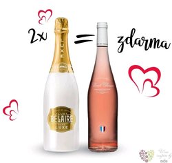 Lux sweet blanc &amp; provance rose Pink Valentine Luc Bealire &amp; Cloud Chaser  3x0.75l