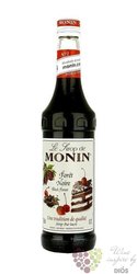 Monin  Foret noire  French Black Forest fruits flavoured coctail syrup 00% vol.   0.70 l