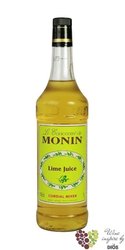 Monin  Lime juice cordial mixer  French fruits flavoured coctail juice 00% vol.     1.00 l