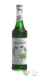 Monin  Menthe Verte  French green mint flavoured coctail syrup 00% vol.   0.70 l