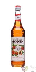 Monin  Pche  French Peach flavoured coctail syrup 00% vol.   0.70 l