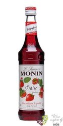 Monin  Fraise  French strawberry flavoured coctail syrup 00% vol.    1.00 l
