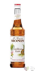 Monin  Caribbean rum  French flavoured coctail syrup 00% vol.   0.70 l