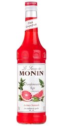 Monin  Pamplemousse ros   French Grapefruit ros flavoured coctail syrup 00% vol.  1.00 l