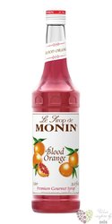 Monin  Blood orange  French blood orange flavoured coctail syrup 00% vol.   0.70 l