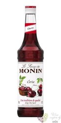 Monin  Cherry  French flavoured coctail syrup 00% vol.   0.70 l