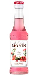 Monin  Ros  French rose flowers flavoured coctail syrup 00% vol.   0.70 l