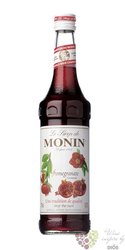 Monin  Pomegranate  French fruits flavoured coctail syrup 00% vol.   0.70 l