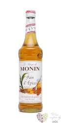 Monin  Pain dEpices  French gingerbread flavoured coctail syrup 00% vol.  1.00 l