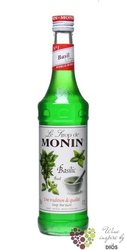 Monin  Basilic  French flavoured herbal coctail syrup 00% vol.    0.70 l