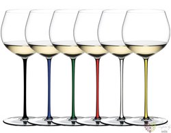 Riedel Fatto a Mano Colors „ Chardonnay ” sada 6-ti kusů sklenic
