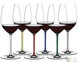 Riedel Fatto a Mano Colors  Cabernet Merlot  sada 6-ti kus sklenic