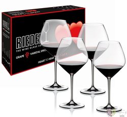 Riedel Hearth to heart „ Pinot noir ” sada čtyř sklenic