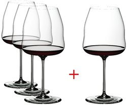 Riedel glass WineWings  Syrah  3+1 v krabie  4ks
