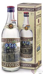 Slivovice  Jubilejni  2003 moravian plum brandy Rudolf Jelnek 53% vol.  0.70 l