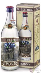 Slivovice  Jubilejni  2007 moravian plum brandy Rudolf Jelnek 53% vol.  0.70 l
