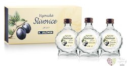 Slivovice „ Vizovická ” moravian plum brandy Rudolf Jelínek 50% vol.   3x0.05 l