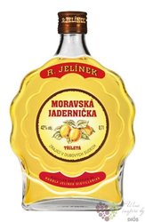 Moravsk Jadernika aged 3 years moravian apple brandy Rudolf Jelnek 42% vol.0.70 l