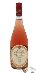 Merlot rosé 2018 kabinet vinařství Libor Veverka Čejkovice  0.75 l