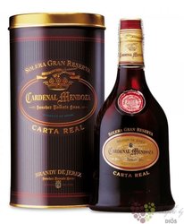 Cardenal Mendoza  Gran Reserva Carta Real  Brandy de Jerez 40%vol.  0.70 l