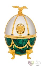 Carskaja Imperial collection „ Pearl &amp; Emerald egg by Carl Fabergé ” Russian vodka 40% vol.   0.