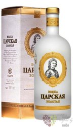 Carskaja „ Gold - Zolotaja ” gift box premium Russian vodka 40% vol.  0.70 l