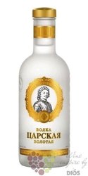Carskaja „ Gold - Zolotaja ” premium Russian vodka 40% vol.  0.05 l