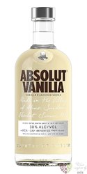 Absolut flavor „ Vanilia ” country of Sweden Superb vodka 40% vol.    0.70 l