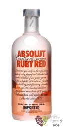 Absolut flavor „ Ruby red ” country of Sweden superb vodka 40% vol.    0.70 l