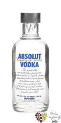 Absolut „ Blue ” country of Sweden superb vodka 40% vol.   0.375 l