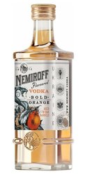Nemiroff  Bold Orange  flavored Ukraine vodka 40% vol.  0.05 l