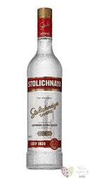 Stolichnaya „ Original red ” premium Russian plain vodka 40% vol.  3.00 l