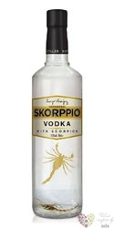 Skorppio unique English premium vodka by Rodrigo Rodriguez 37.5% vol.  0.70 l