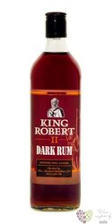 King Robert II rum dark rum of Guyana 43% vol.  1.00 l