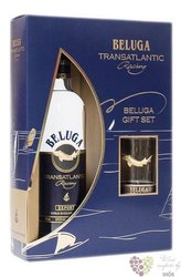 Beluga  Transatlantic yacht racing  glass pack Russian vodka 40% vol.   0.70 l