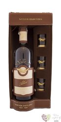Beluga  Allure  3glass leather set ultra premium Russian vodka 40% vol.  0.70 l