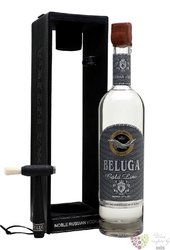 Beluga  Gold line  leather box ultra premium Russian vodka 40% vol.  1.00 l