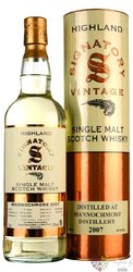 Mannochmore 2007  Signatory Vintage  single malt Speyside whisky 43% vol.  0.70 l