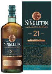 Singleton of Dufftown  Trinity Cask Harmony  aged 21years single malt Speyside whisky 43%vol.0.70l