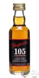 Glenfarclas  105  cask strength single malt Speyside whisky 60% vol.    0.05 l