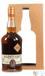 Glenturret 30 years old single malt Highland whisky 43.3% vol.  0.70 l