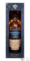 Knappogue Castle  Cognac cask  aged 12 years single malt Irish whiskey 46% vol.  0.70 l