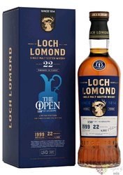 Loch Lomond 1999 „ Open Golf 2022 150th St. Andrew ” aged 22 years Highland whisky 40% vol.  0.70 l