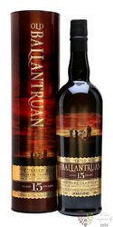 Old Ballantruan „ the Peated malt ” aged 15 years Speyside whisky by Tomintoul 50% vol.  0.70 l
