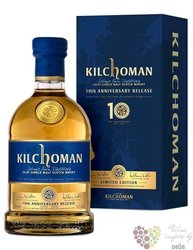 Kilchoman „ 100% Islay 10th edition ” single malt Islay whisky 50% vol.  0.70 l
