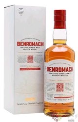 Benromach  Vintage Cask strength batch 1  2012 single malt Speyside whisky 60.2% vol.  0.70 l