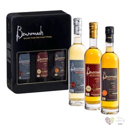Benromach „ Collection “ single malt Speyside whisky  3x0.20 l