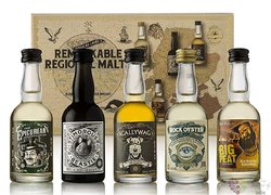 Douglas Laing &amp; Co  Remarkable Regional Malts  Scotch whisky 5x0.05 l