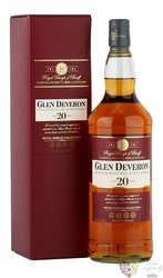 Glen Deveron  Royal Burgh collection  aged 20 years single malt Speyside whisky 40% vol.  1.00 l